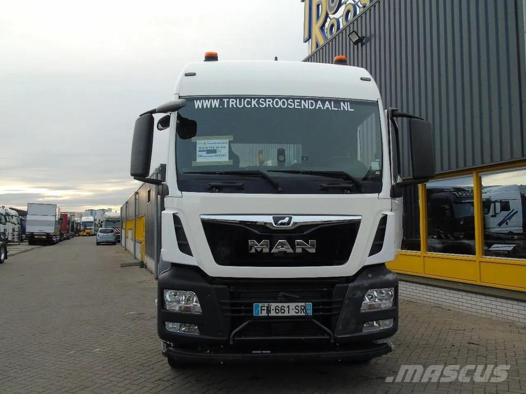 MAN TGS 28.470 + 20T hook + 6x2 Camiones polibrazo