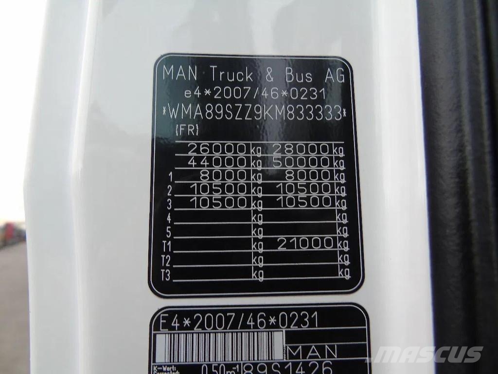 MAN TGS 28.470 + 20T hook + 6x2 Camiones polibrazo