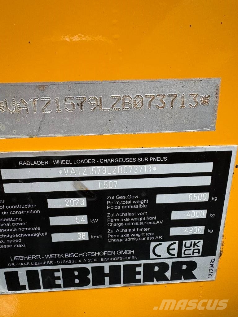 Liebherr L 507 Stereo Wheel loaders