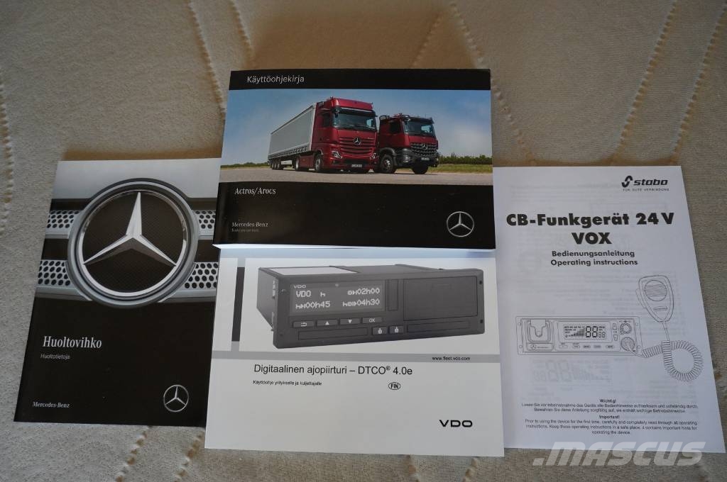 Mercedes-Benz Actros L 3552 8x4/ 2023/ 76 T GVM/ chassis 760 cm Φορτηγά Σασί