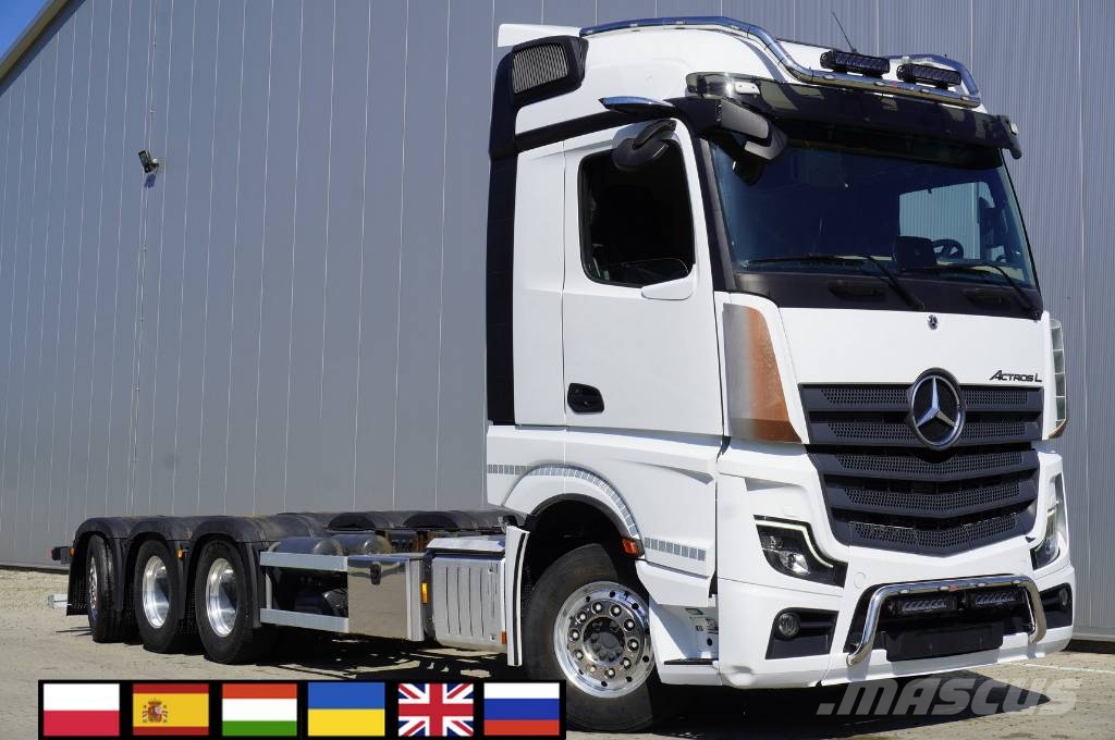 Mercedes-Benz Actros L 3552 8x4/ 2023/ 76 T GVM/ chassis 760 cm Φορτηγά Σασί