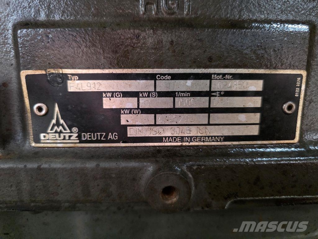 Deutz F4L912 Diesel Generators