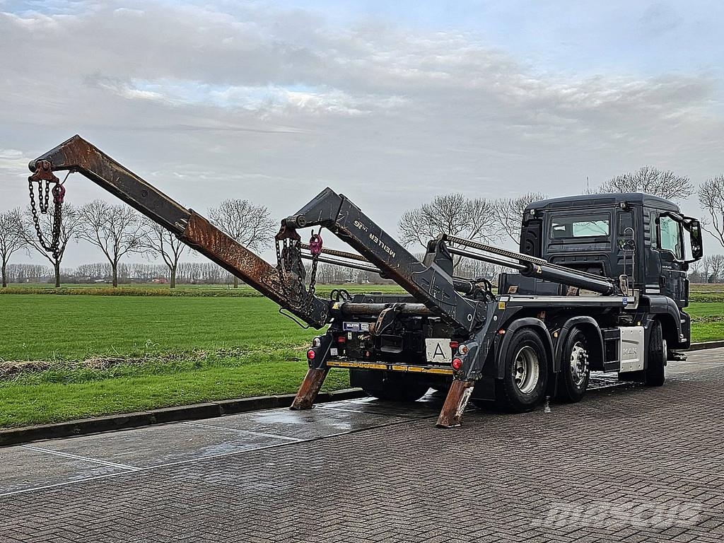 MAN 26.460 TGS MEILLER AK 16 NT Kravas automašinas konteineru vedeji