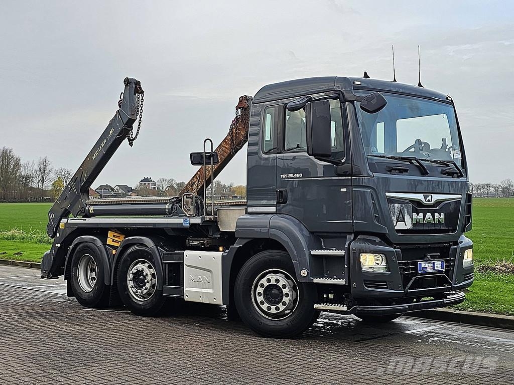MAN 26.460 TGS MEILLER AK 16 NT Kravas automašinas konteineru vedeji