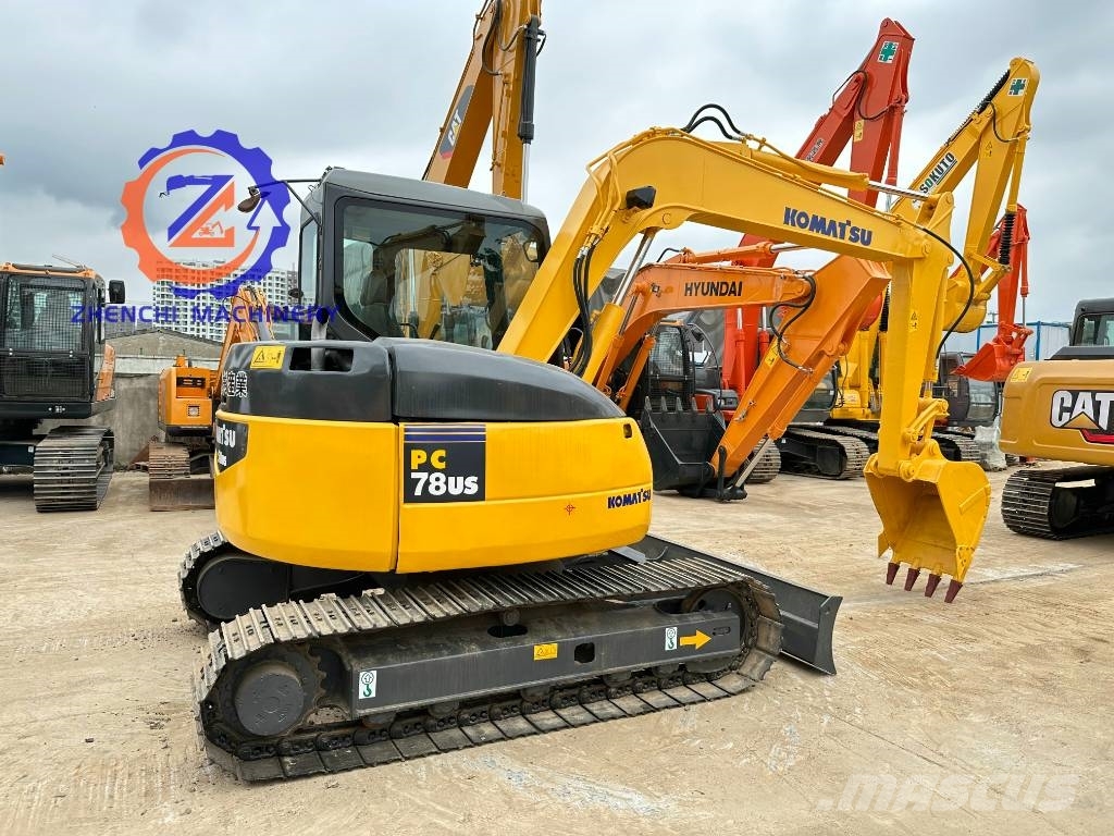 Komatsu PC 78 US/7tons/cheap/Farming/Stable/durable Midi excavators  7t - 12t