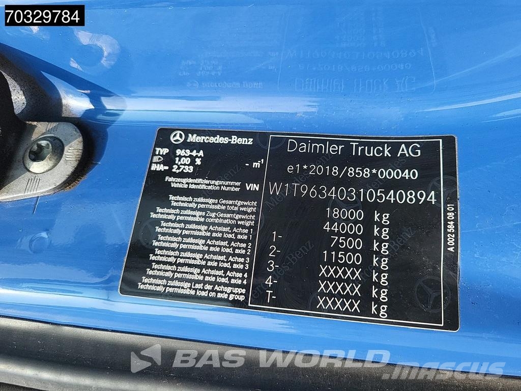 Mercedes-Benz Actros 1846 4X2 ClassicSpace Retarder Hydraulik AC Vetopöytäautot
