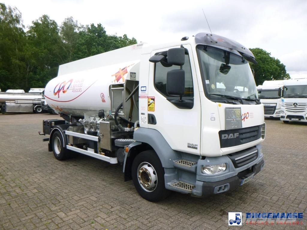 DAF LF 55.220 4X2 fuel tank 10 m3 / 3 comp Cisterne