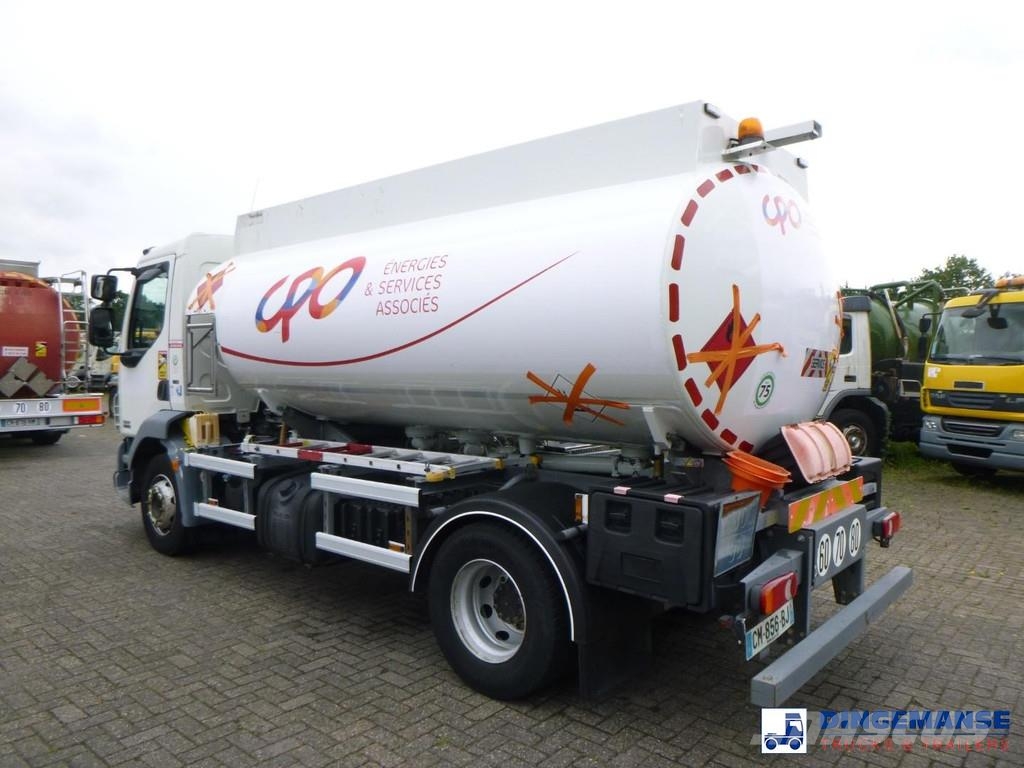 DAF LF 55.220 4X2 fuel tank 10 m3 / 3 comp Cisterne