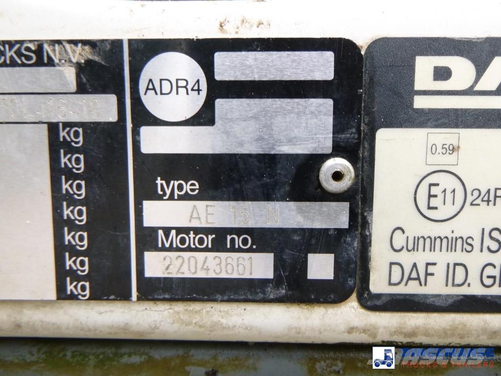 DAF LF 55.220 4X2 fuel tank 10 m3 / 3 comp Cisterne