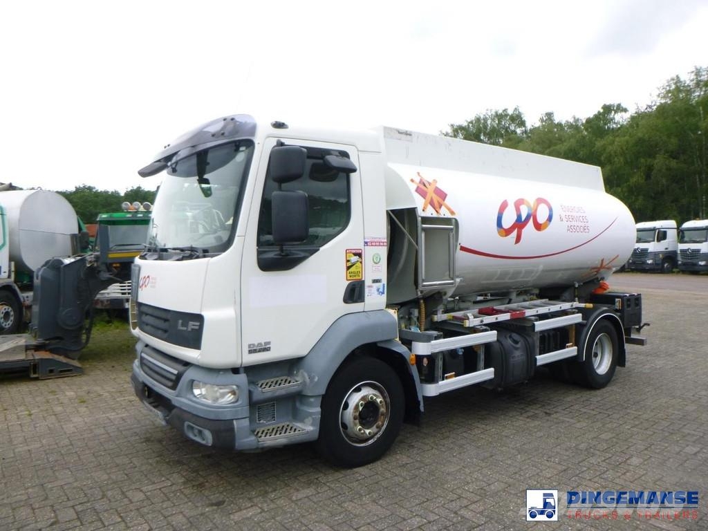DAF LF 55.220 4X2 fuel tank 10 m3 / 3 comp Cisterne