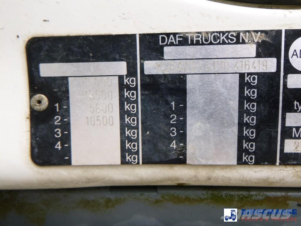 DAF LF 55.220 4X2 fuel tank 10 m3 / 3 comp Cisterne