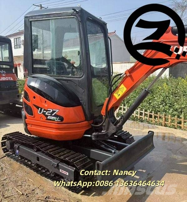 Kubota U 27 Mini ekskavatori < 7 t