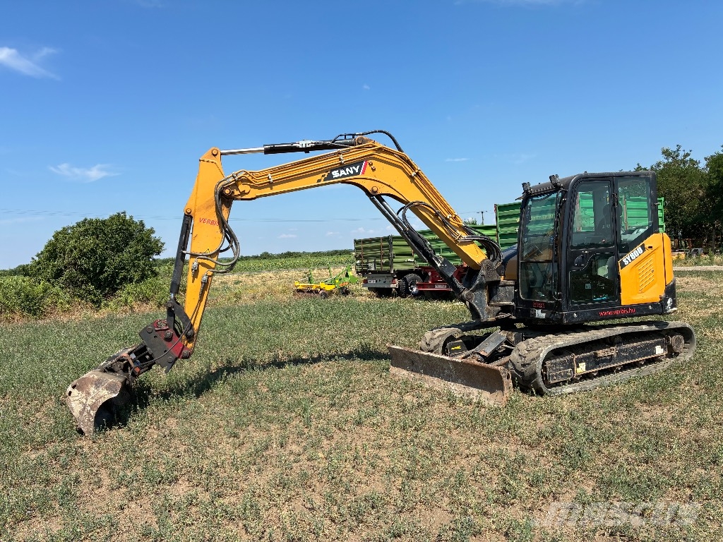 Sany SY80U Escavadoras Midi 7t - 12t
