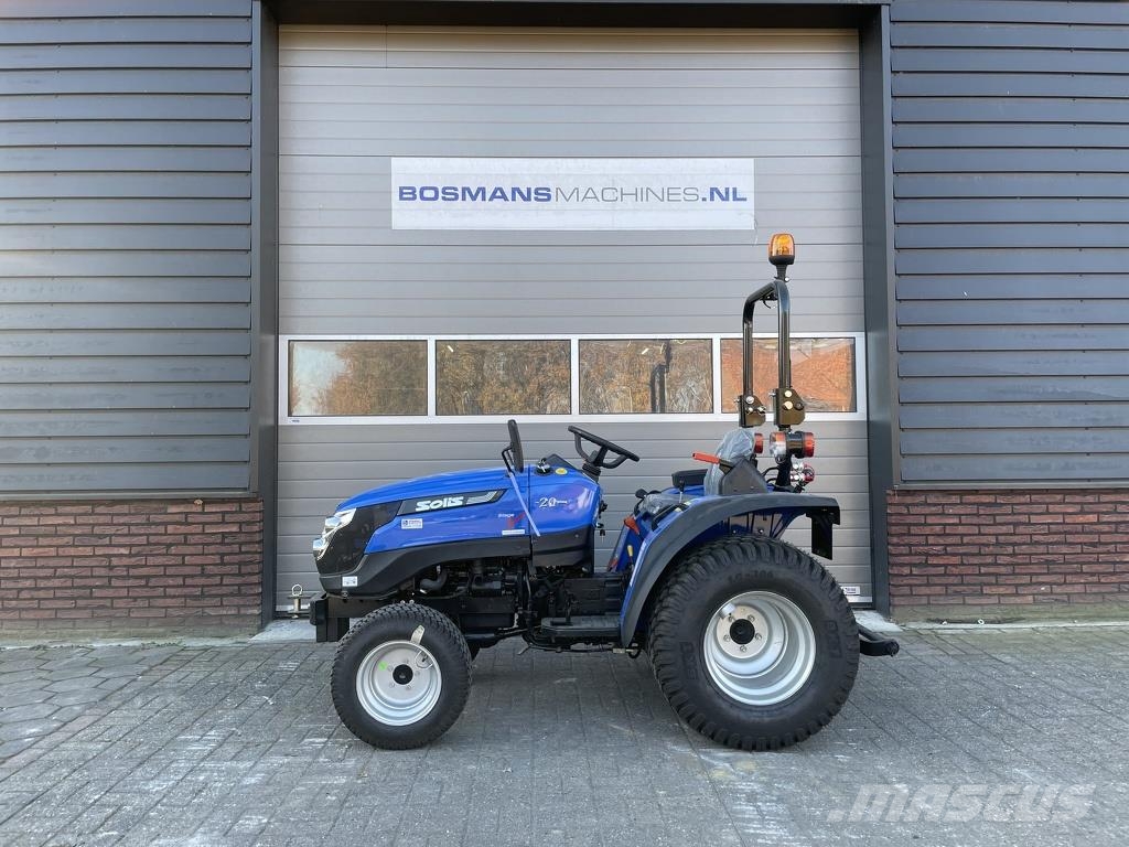 Solis 20 minitractor NIEUW (18.5 PK mitsubishi) incl gaz Tractoren