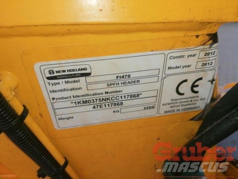 New Holland FIE 471 ملحقات الحصادات