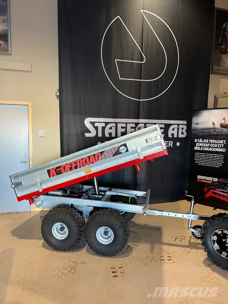 K vagnen Offroad trevägstipp ATV och Minigrävare Portaalsysteem oplegger