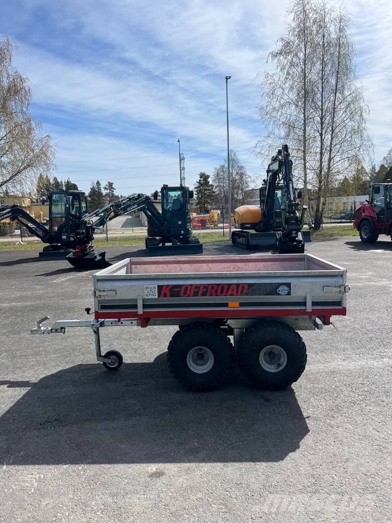 K vagnen Offroad trevägstipp ATV och Minigrävare Portaalsysteem oplegger