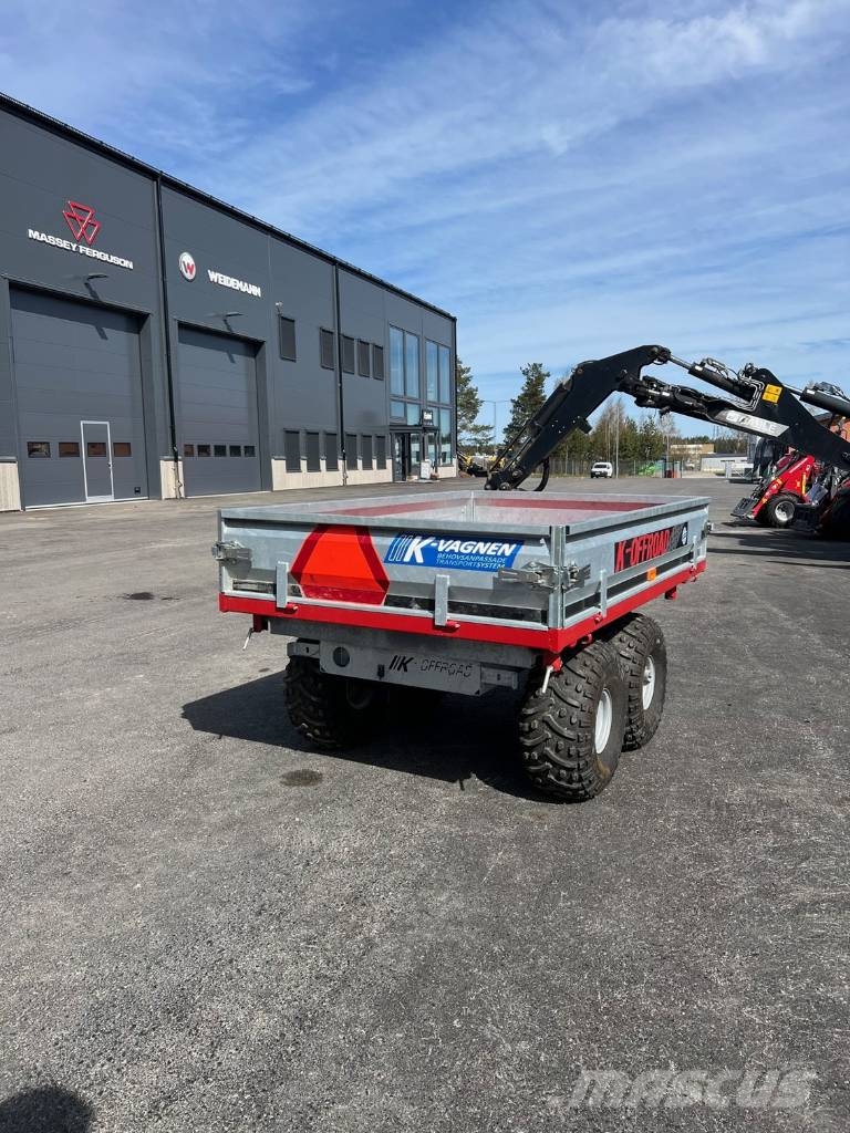 K vagnen Offroad trevägstipp ATV och Minigrävare Portaalsysteem oplegger