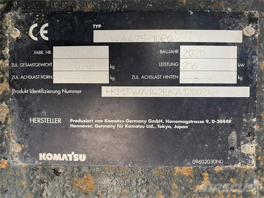 Komatsu WA475-10EO Hjullastare
