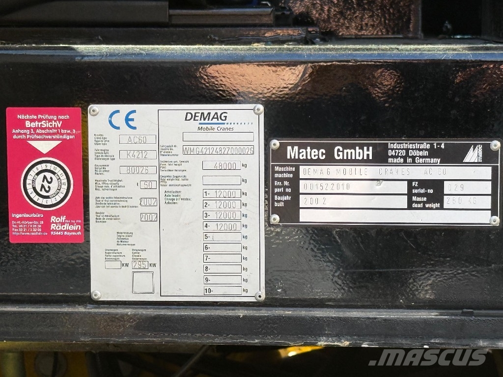Demag AC 60 Gru per terreni difficili