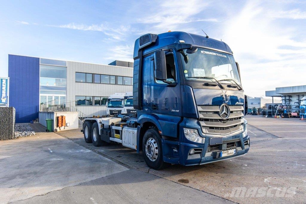 Mercedes-Benz ACTROS 2548 BL+ MARREL Вантажівки з гаковим підйомом