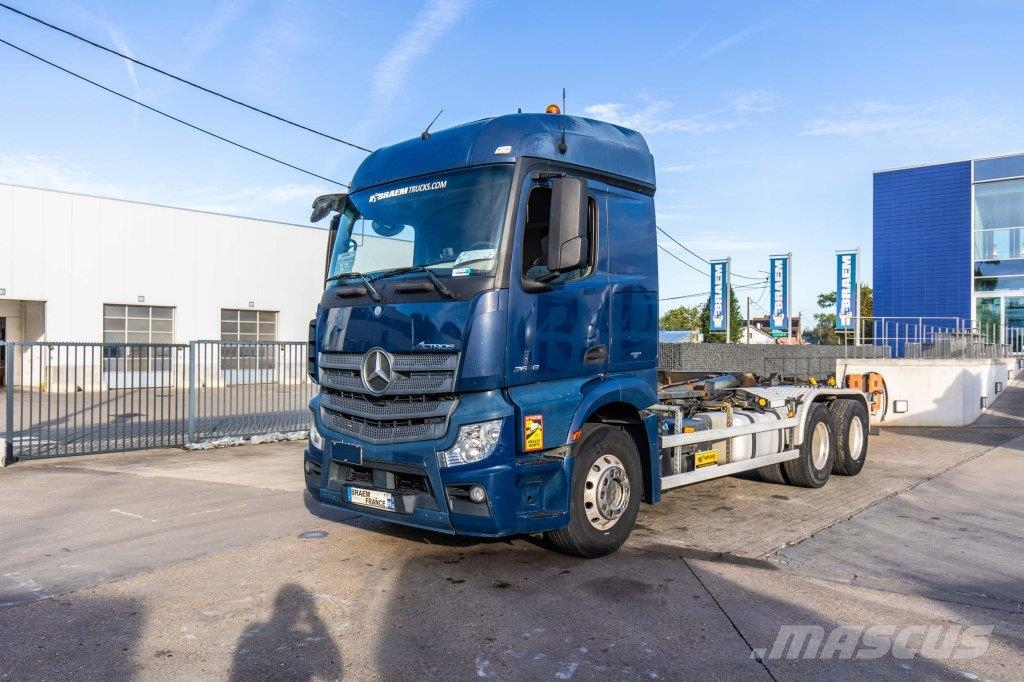 Mercedes-Benz ACTROS 2548 BL+ MARREL Вантажівки з гаковим підйомом