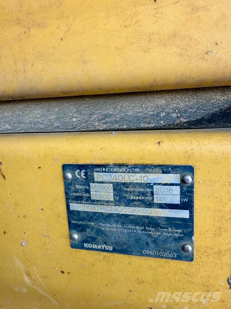 Komatsu PC 240 LC-10 Εκσκαφείς με ερπύστριες