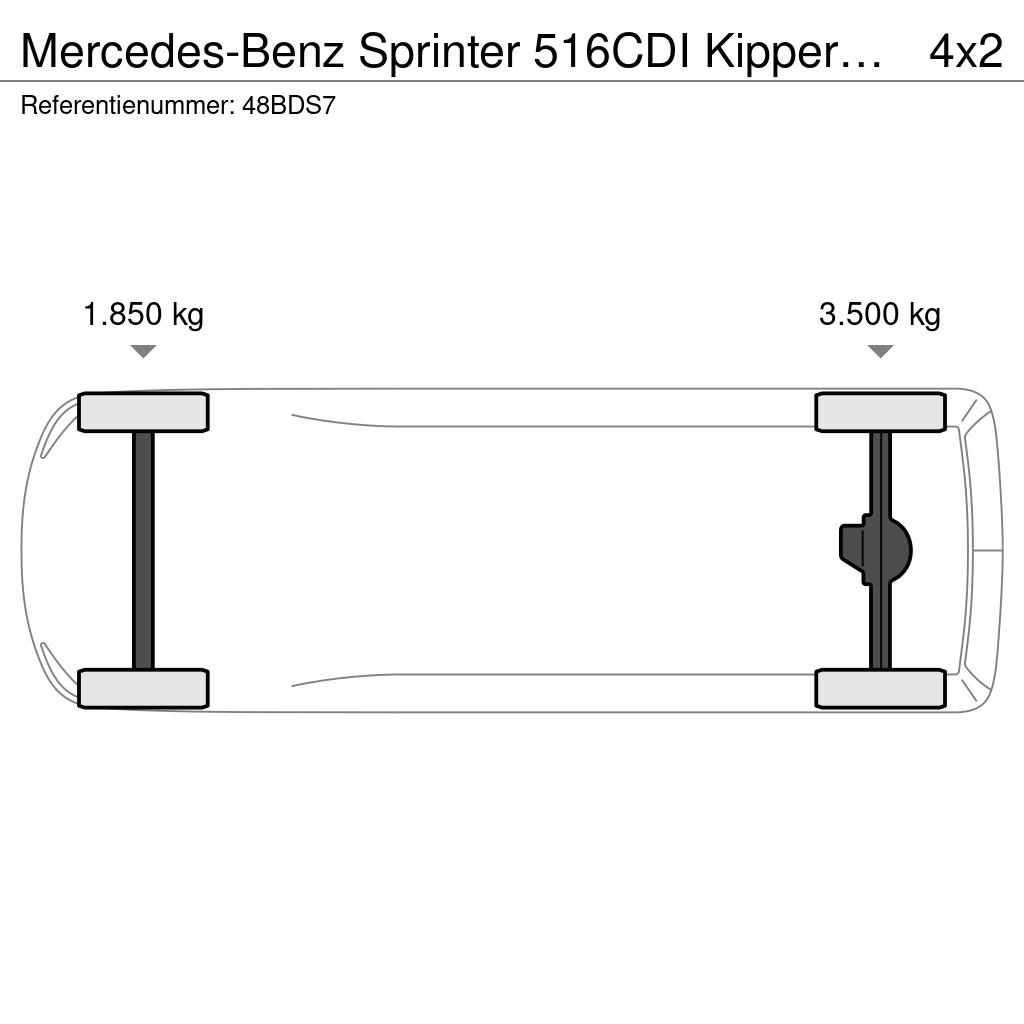 Mercedes-Benz Sprinter 516CDI Kipper/Afzet systeem + EFFER 28/2S Pik up kamioni