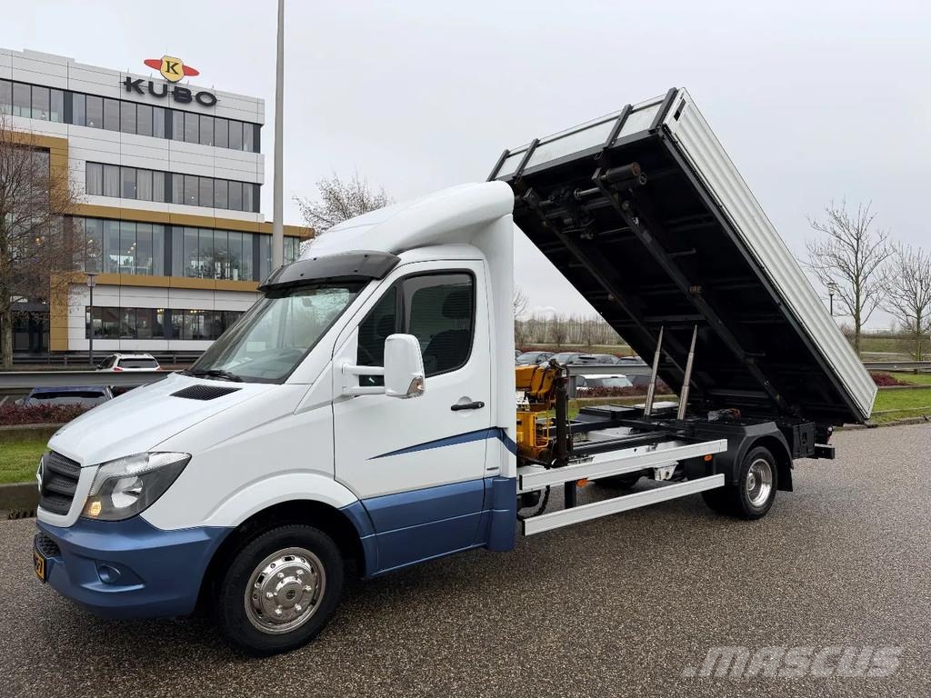 Mercedes-Benz Sprinter 516CDI Kipper/Afzet systeem + EFFER 28/2S Pik up kamioni
