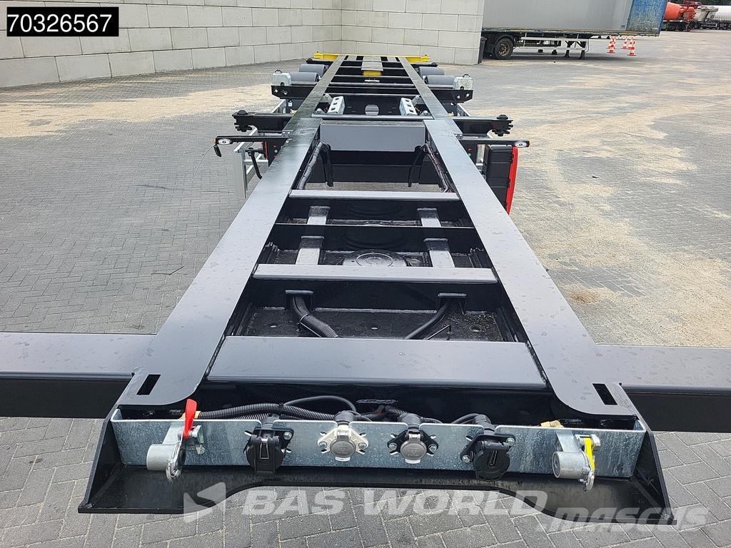 Orthaus Euro Slider 425 3 axles Mutli'45 Lift Axle Extenda Semirremolques portacontenedores