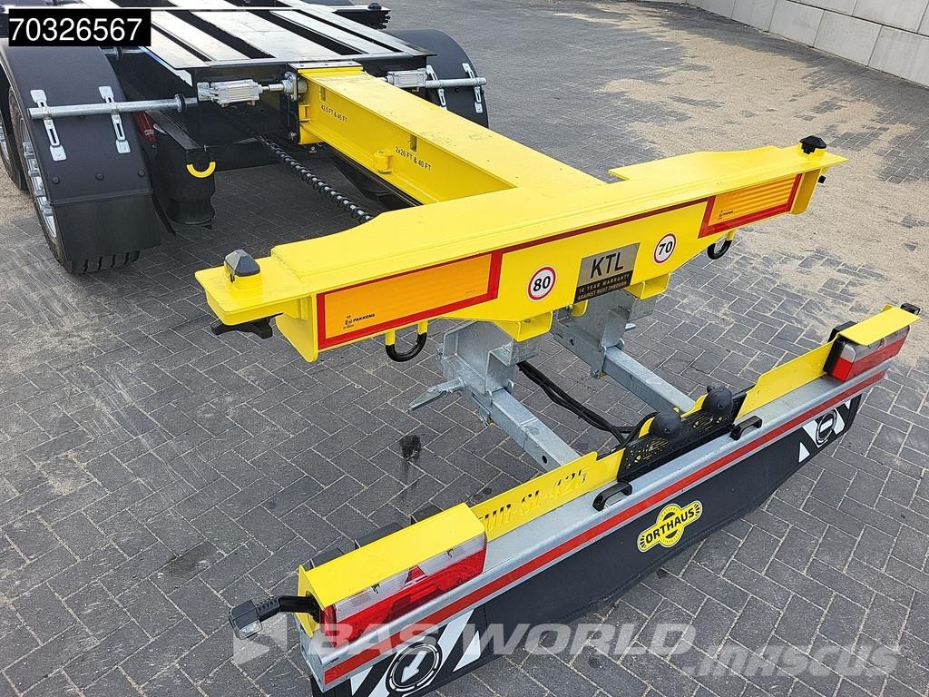 Orthaus Euro Slider 425 3 axles Mutli'45 Lift Axle Extenda Containerchassis