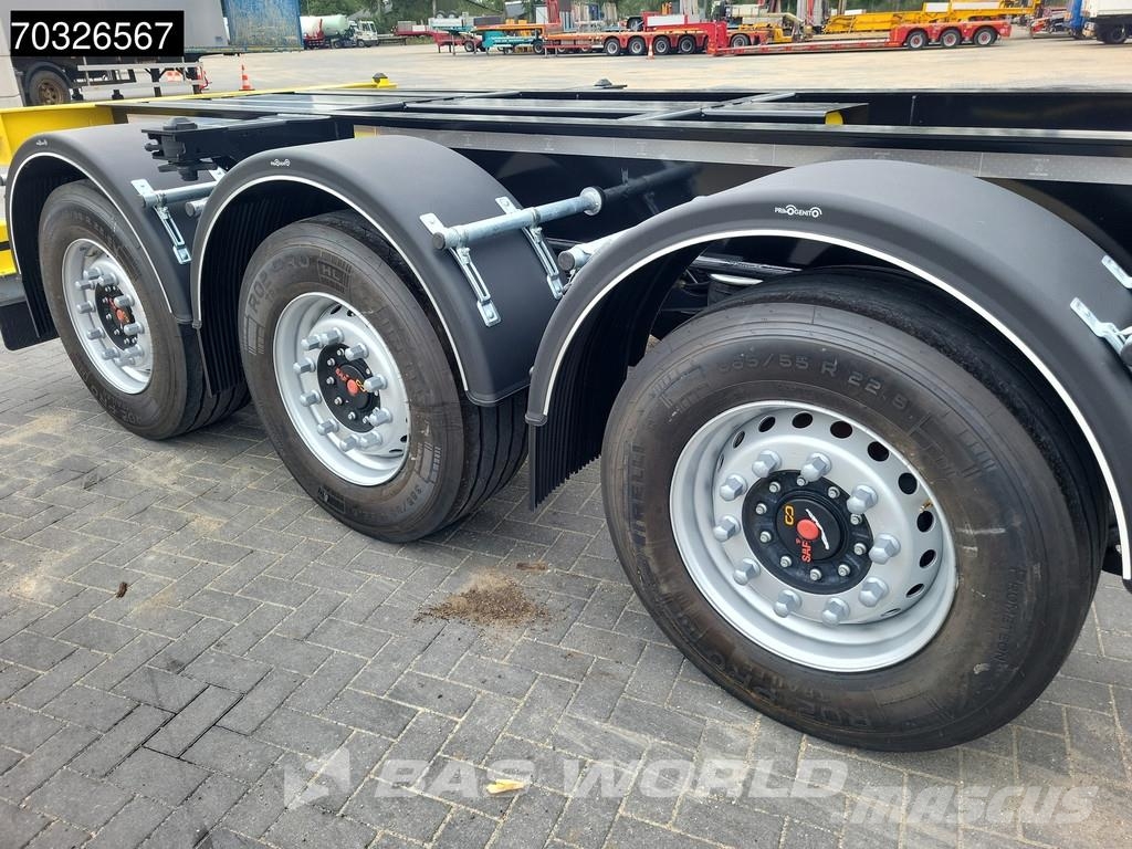 Orthaus Euro Slider 425 3 axles Mutli'45 Lift Axle Extenda Semirremolques portacontenedores