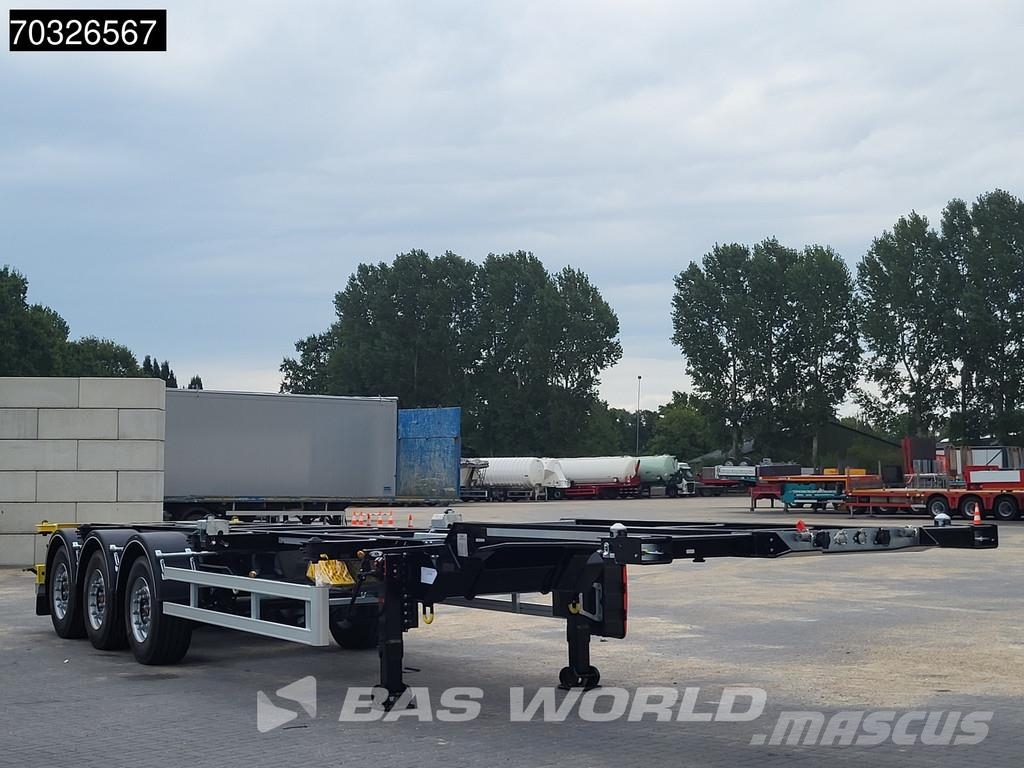 Orthaus Euro Slider 425 3 axles Mutli'45 Lift Axle Extenda Semirremolques portacontenedores