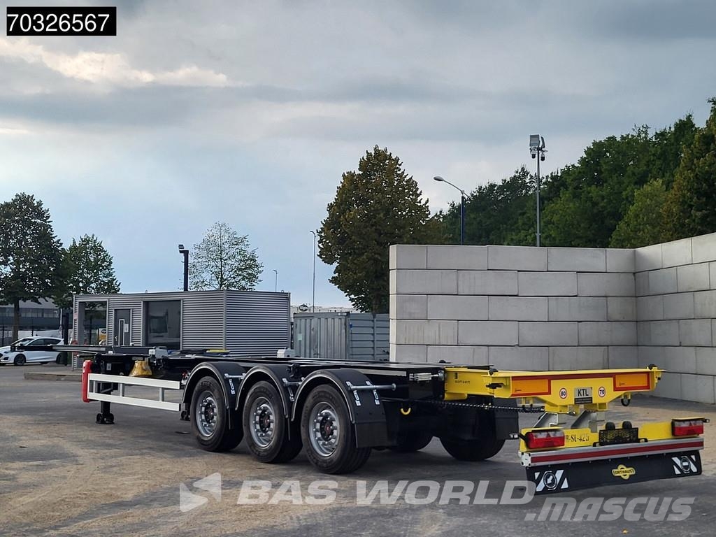 Orthaus Euro Slider 425 3 axles Mutli'45 Lift Axle Extenda Semirremolques portacontenedores