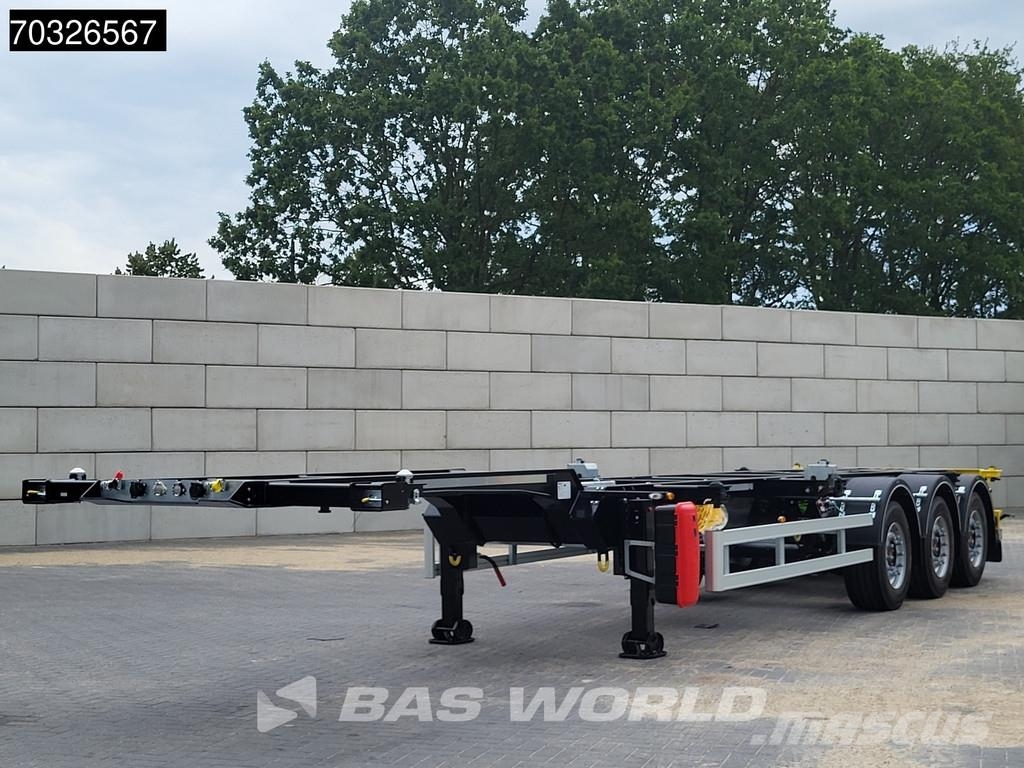 Orthaus Euro Slider 425 3 axles Mutli'45 Lift Axle Extenda Semirremolques portacontenedores