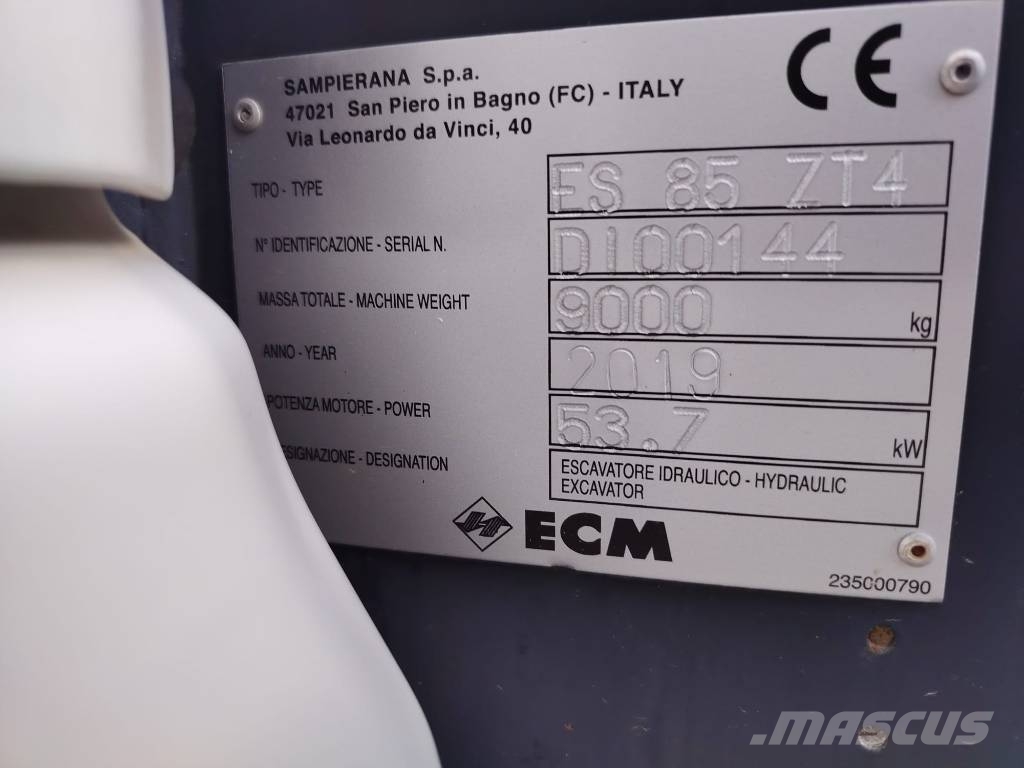 ECM ES 85 ZT4 Excavadoras 7t - 12t