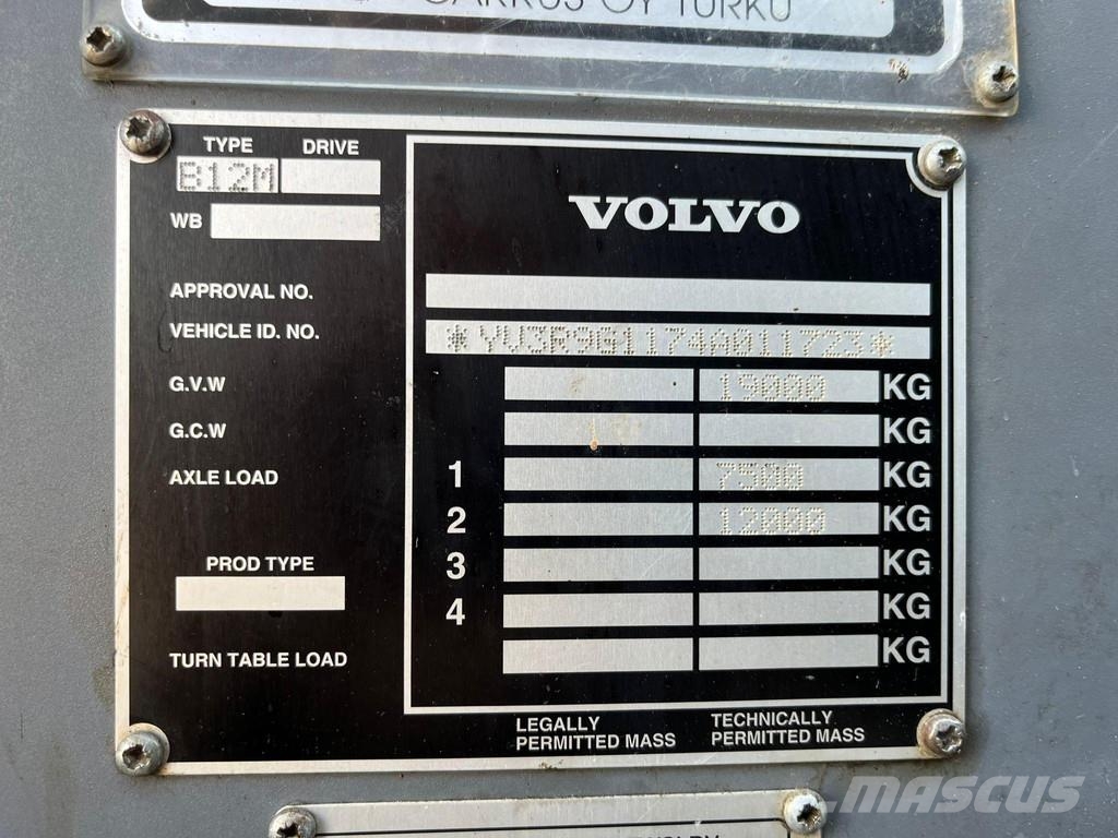 Volvo B12M 4x2 14 SEATS / AC / AUXILIARY HEATING / KITCH Autobuses interurbano