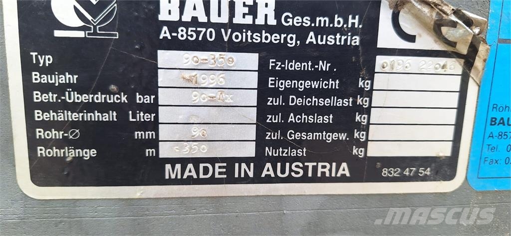 Bauer Rainstar G2 90-350 أنظمة الري