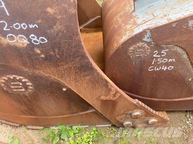 OilQuick 2.0 m Tieflöffel OQ 80 (12005846) Retroexcavadoras