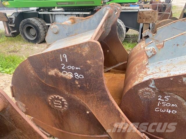 OilQuick 2.0 m Tieflöffel OQ 80 (12005846) Retroexcavadoras