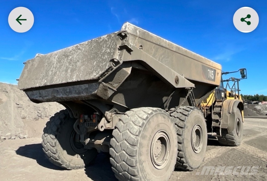 CAT 745 Knik dumptrucks