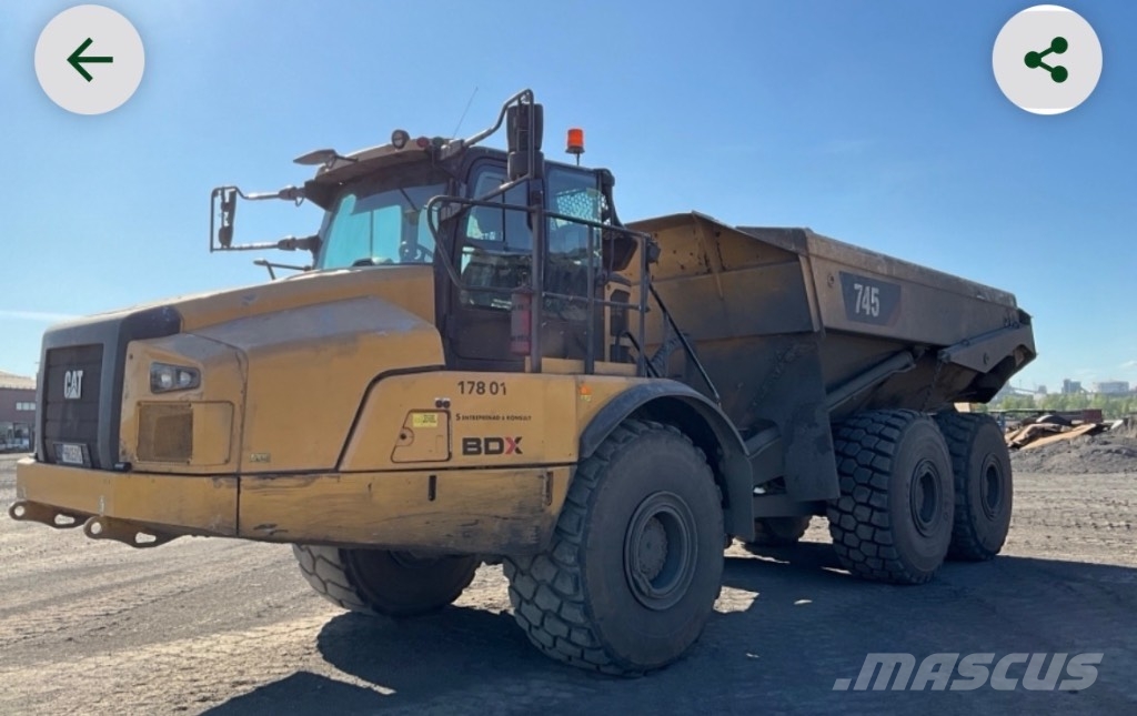 CAT 745 Knik dumptrucks