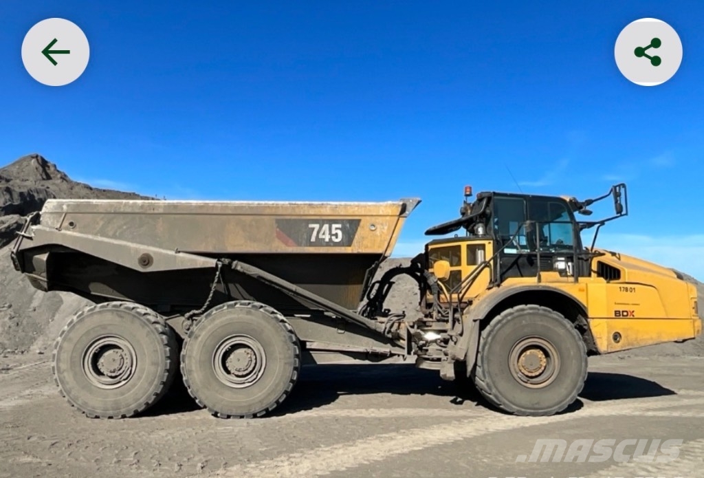 CAT 745 Knik dumptrucks