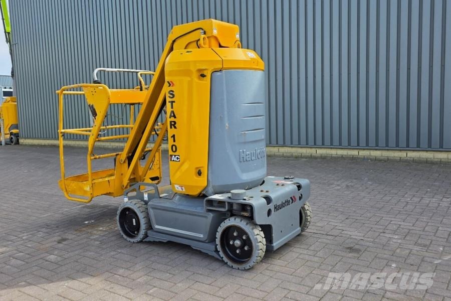 Haulotte STAR 10 Electric, 10m Working Height, 3m Reach, 20 رافعات سلة مفصلية