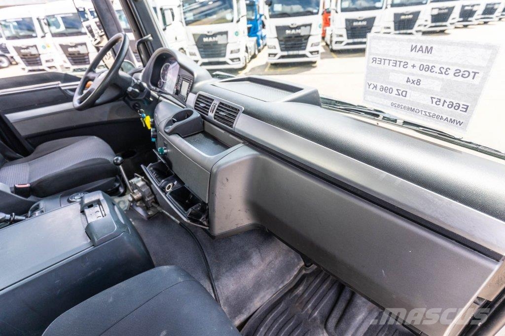 MAN TGS 32.360 BB+STETTER 9m3 混凝土車