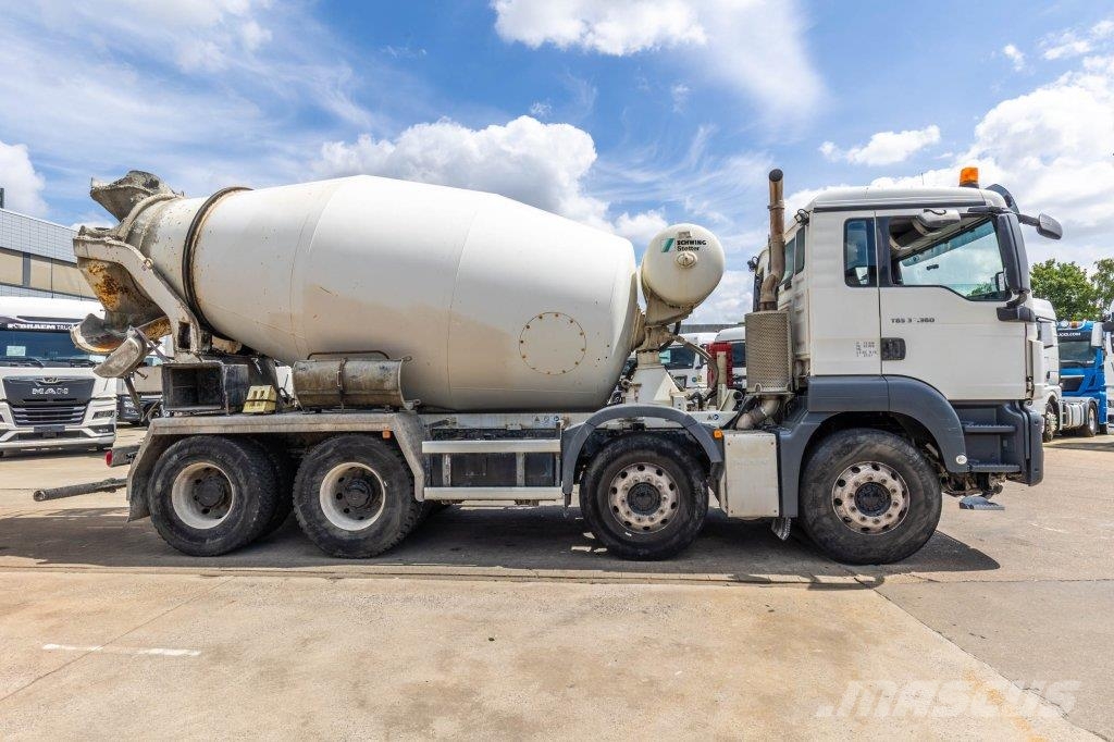 MAN TGS 32.360 BB+STETTER 9m3 混凝土車