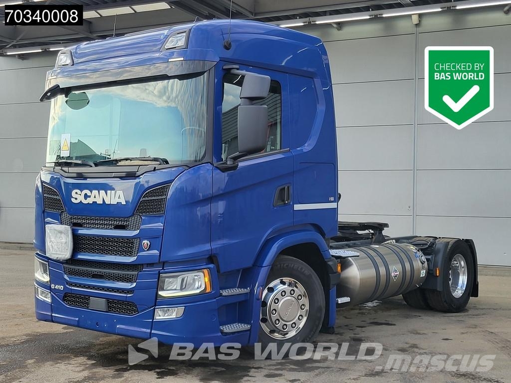 Scania G410 4X2 LNG! Retarder 2xTanks Alcoa's Tracteur routier