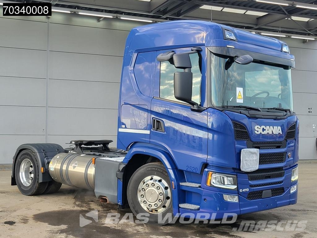 Scania G410 4X2 LNG! Retarder 2xTanks Alcoa's Tracteur routier