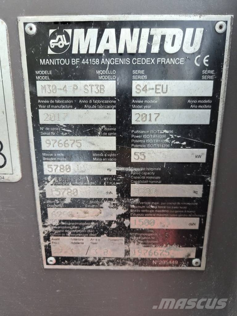 Manitou M30-4 Внедорожные погрузчики