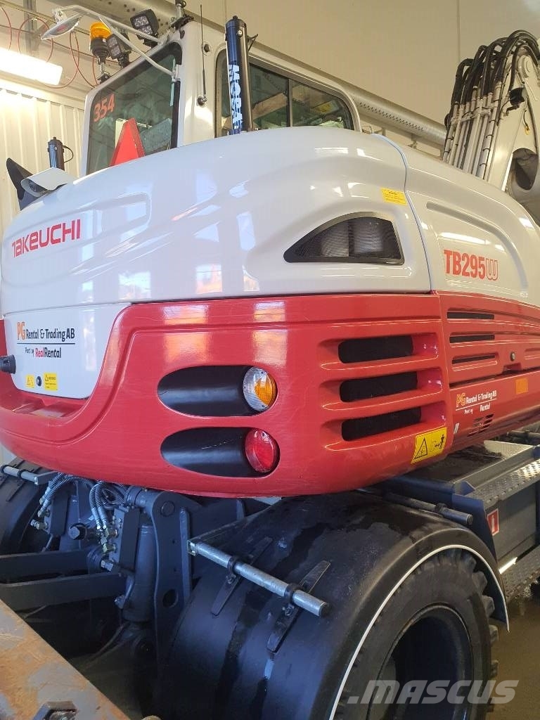Takeuchi Take-Job TB 295 W , Begagnad SÄLJES Εκσκαφείς με τροχούς - λάστιχα